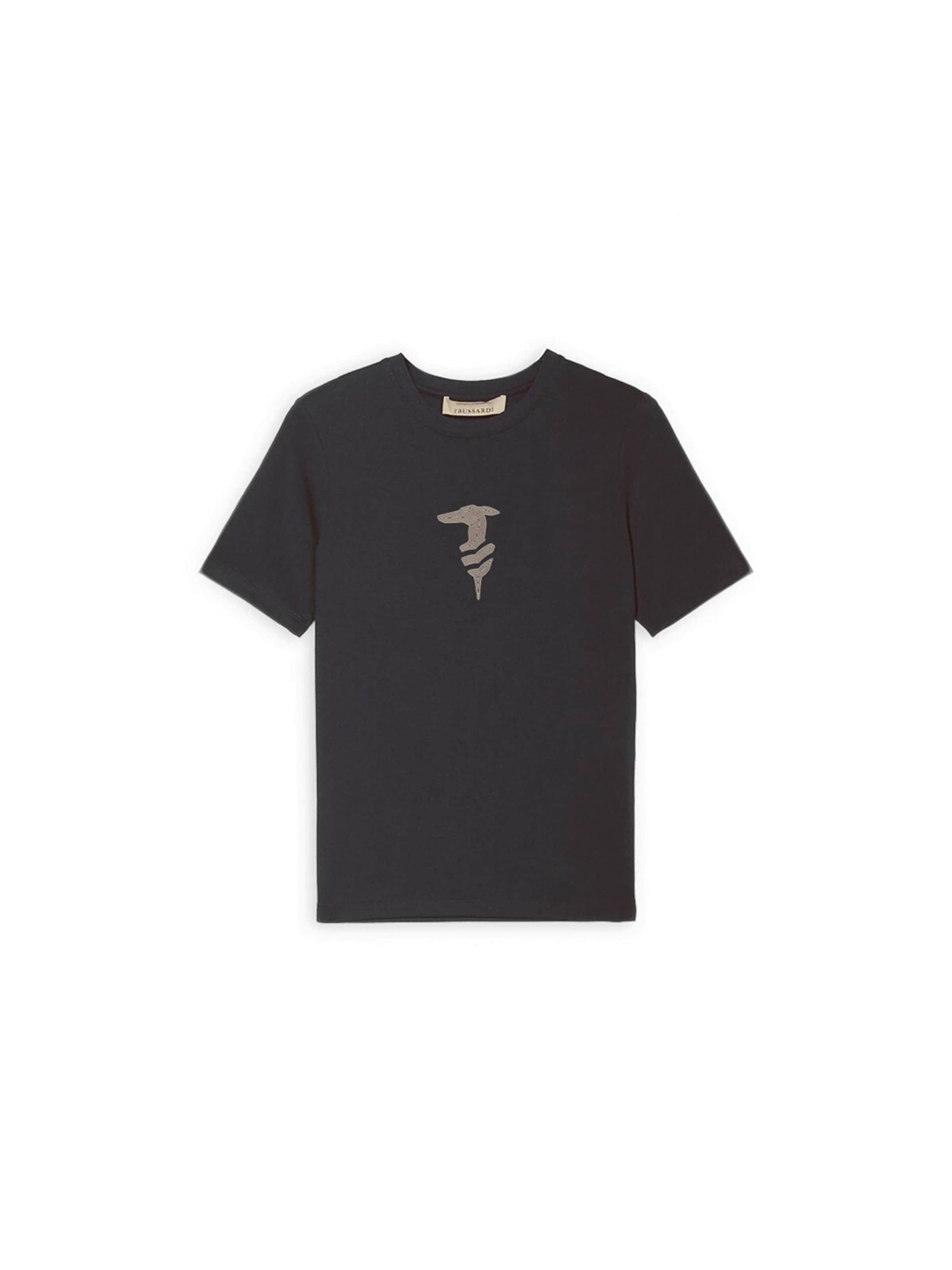 Maglia trikot di Trussardi in grigio: frontale