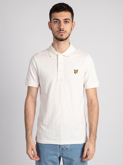Lyle & Scott Shirt 'Fine Slub Polo Shirt Ice Cream' in S in Beige, Item view
