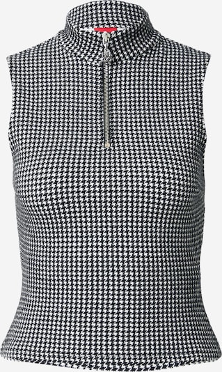 HUGO Top 'Dohanne' u crna / bijela, Pregled proizvoda