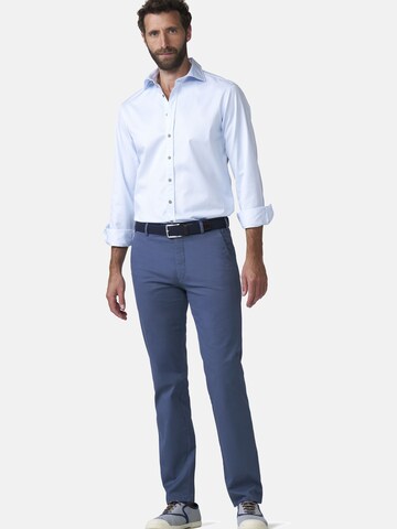 MEYER Regular Chino 'Bonn 1-5075' in Blauw