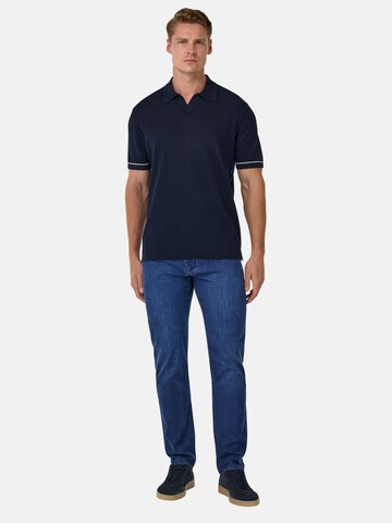 Coupe slim Jean Boggi Milano en bleu