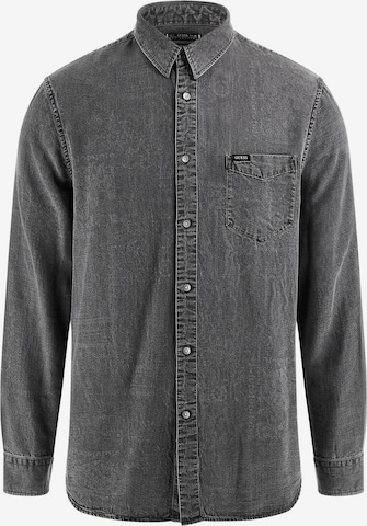 GUESS Button Up Shirt in Grey: front