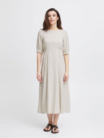 PULZ Jeans Kleid 'Luca' in Beige: Vorderseite