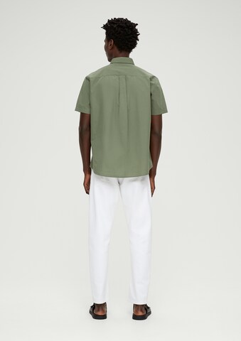 Coupe regular Chemise s.Oliver en vert