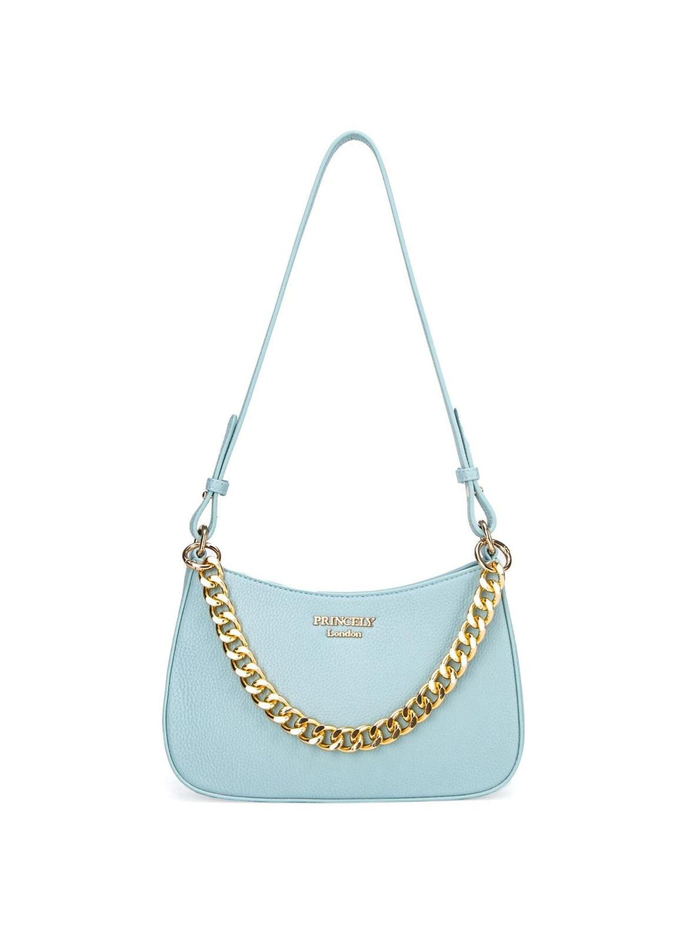 Princely London Shoulder Bag 'Jackie Alice x Limited Edition' in Blue: front
