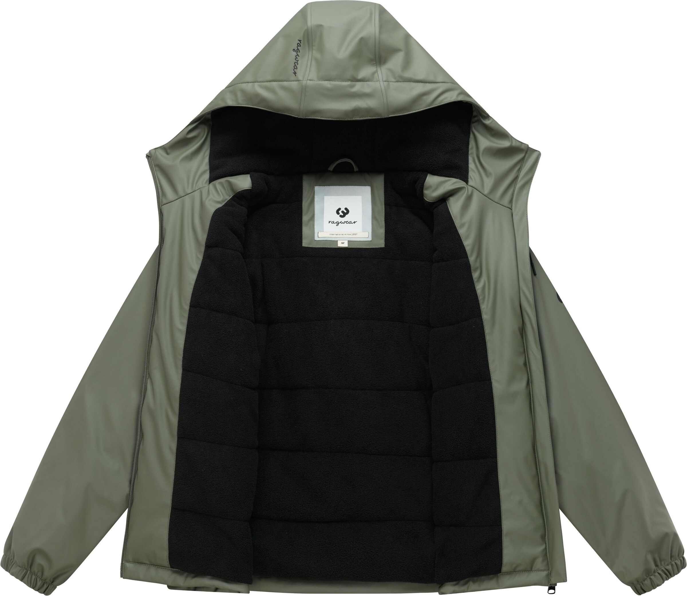 Ragwear Performance Jacket 'Cezzy Rainy Warm Y' in Green
