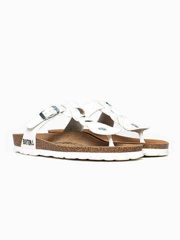 Bayton T-bar sandals 'Huelva' in White