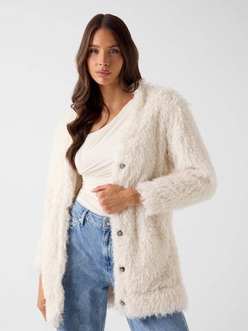 GUESS Strickmantel in Beige: Vorderseite