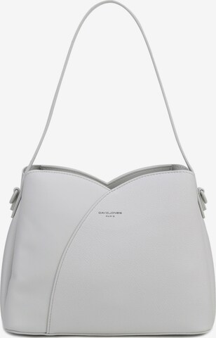 Borsa a spalla 'Borsa a Spalla David Jones Design Curvilineo Ecopelle' di David Jones in grigio: frontale