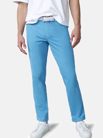 Regular Pantalon chino MEYER en bleu : devant