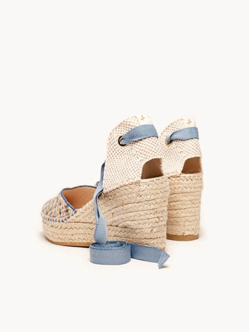 Alhamas Sandale 'Alpargata Cuña 8 cm'‌‌‌‌ in Blau