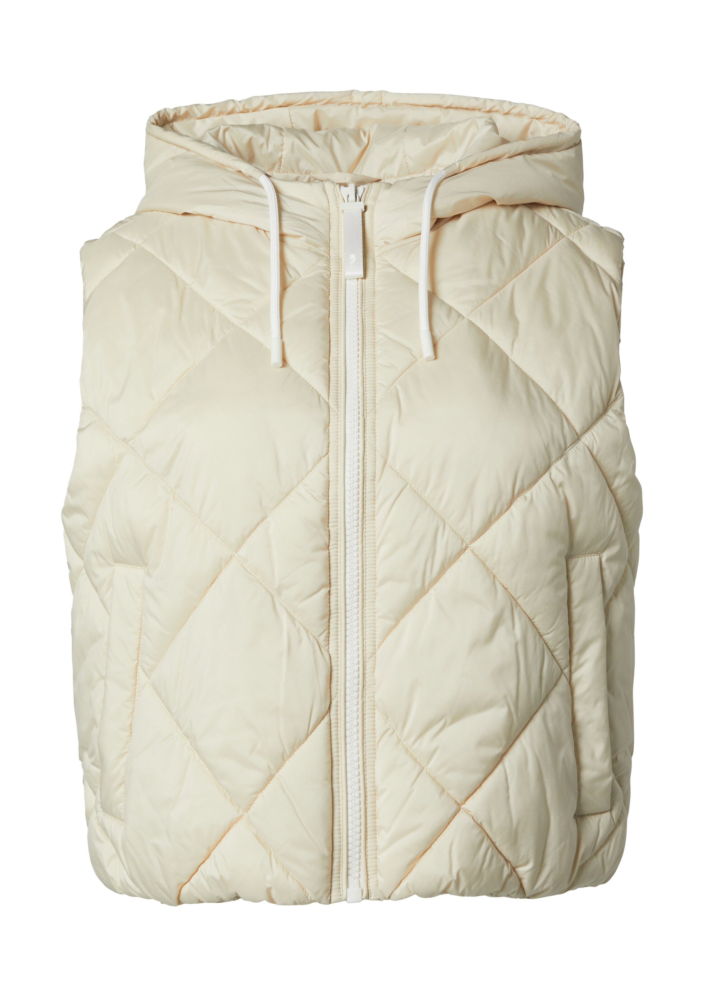 comma casual identity Vest in Beige: front