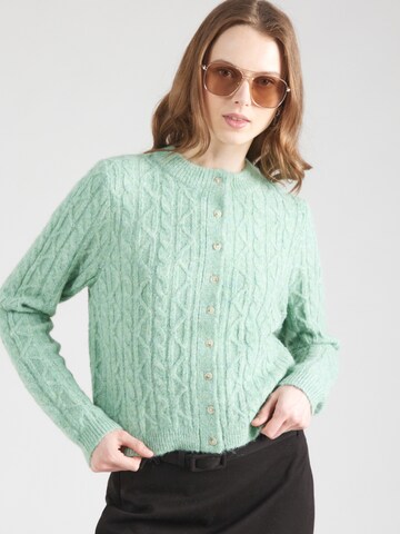 TOPSHOP Strickjacke in Grün: Vorderseite