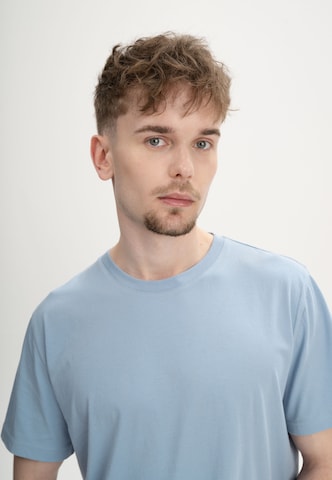 MELA - Camisa 'Sadhil' em azul