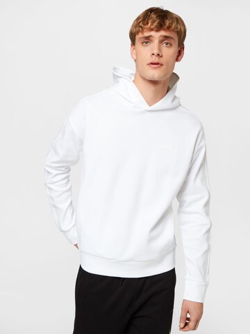 Calvin Klein Sweatshirt in White: front