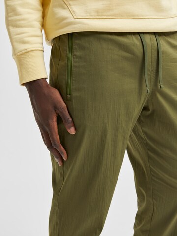 Tapered Pantaloni di SELECTED HOMME in verde