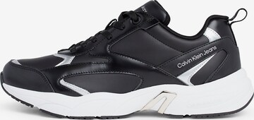 Calvin Klein Jeans Sneakers in Black: front