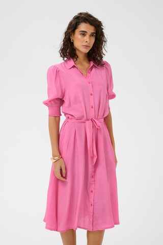Kaffe Blusekjole 'KAEmine' i pink: forside