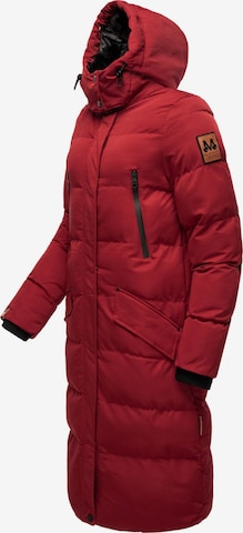 Cappotto invernale 'Schneesternchen' di MARIKOO in rosso