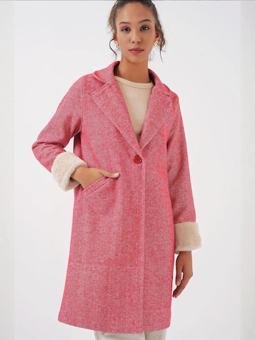 Bigdart - Sobretudo meia-estação em vermelho: frente