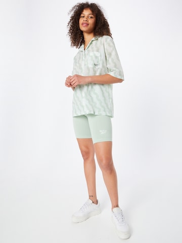 Camicia da donna di Reebok in verde