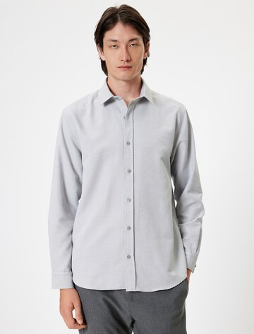 Koton Regular Fit Hemd in Grau: Vorderseite