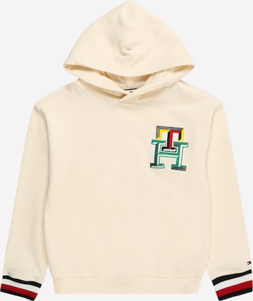 TOMMY HILFIGER Sweatshirt in Beige: voorkant