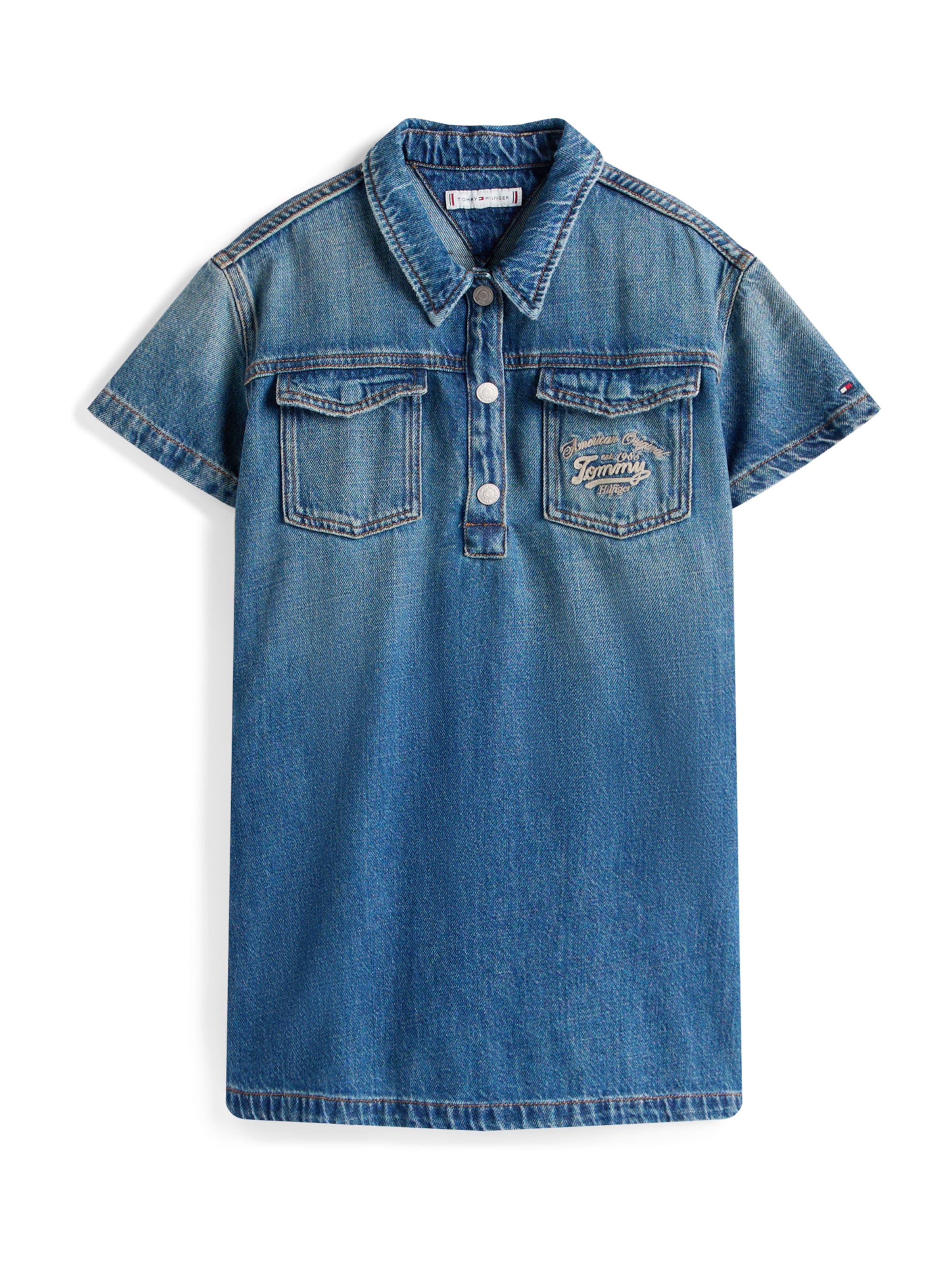 TOMMY HILFIGER Kleid in Blau: Vorderseite