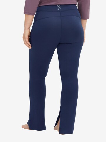 SHEEGO Slim fit Workout Pants in Blue