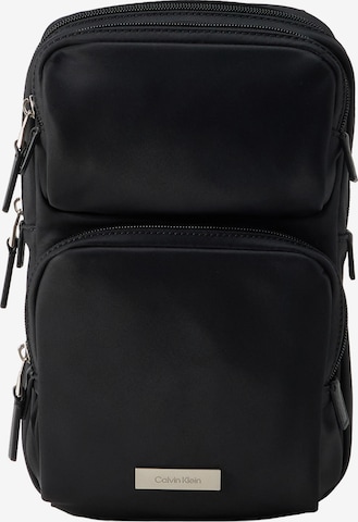 Calvin Klein Schoudertas in Zwart: voorkant