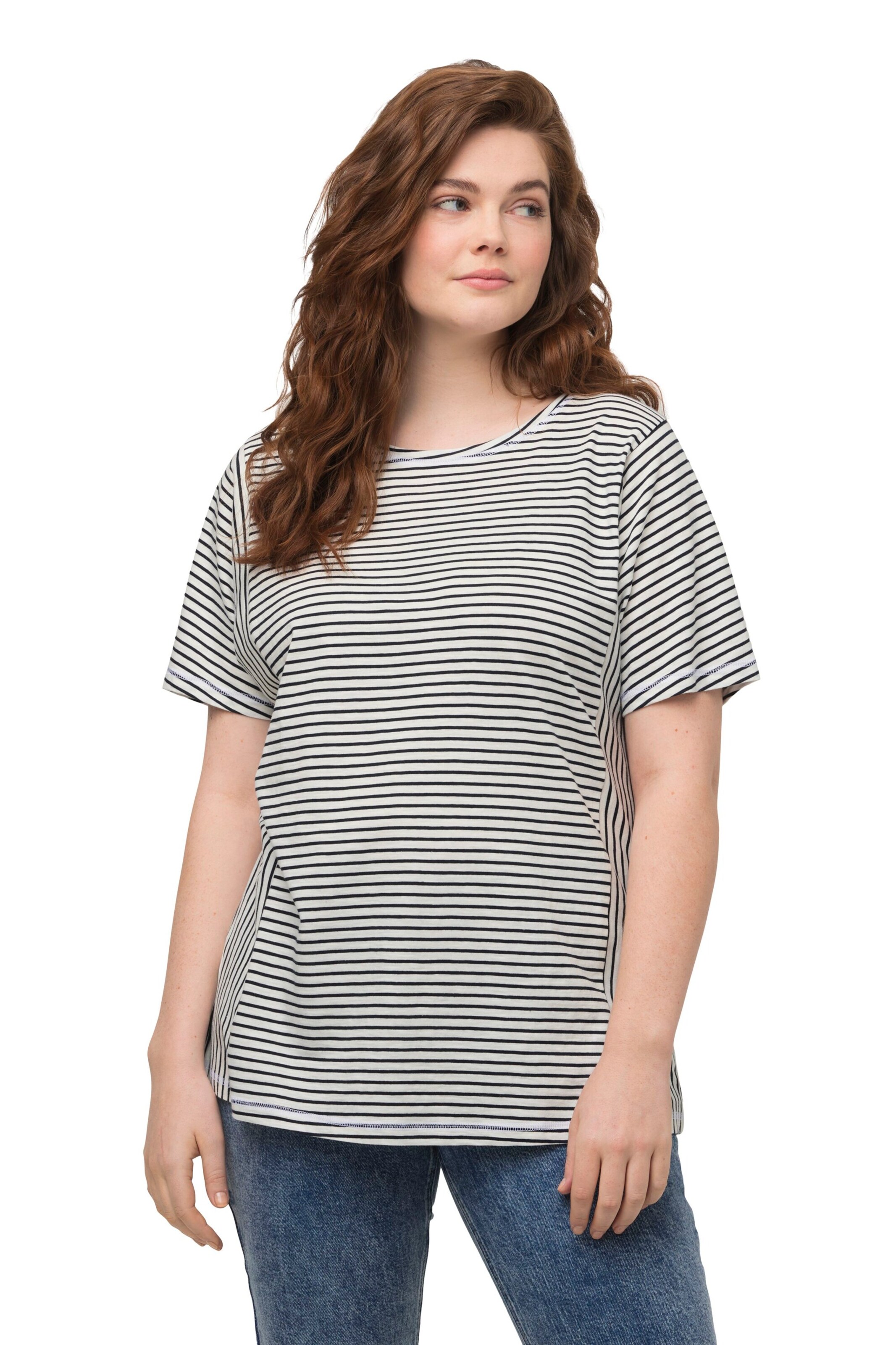 Ulla Popken Shirt in Black: front