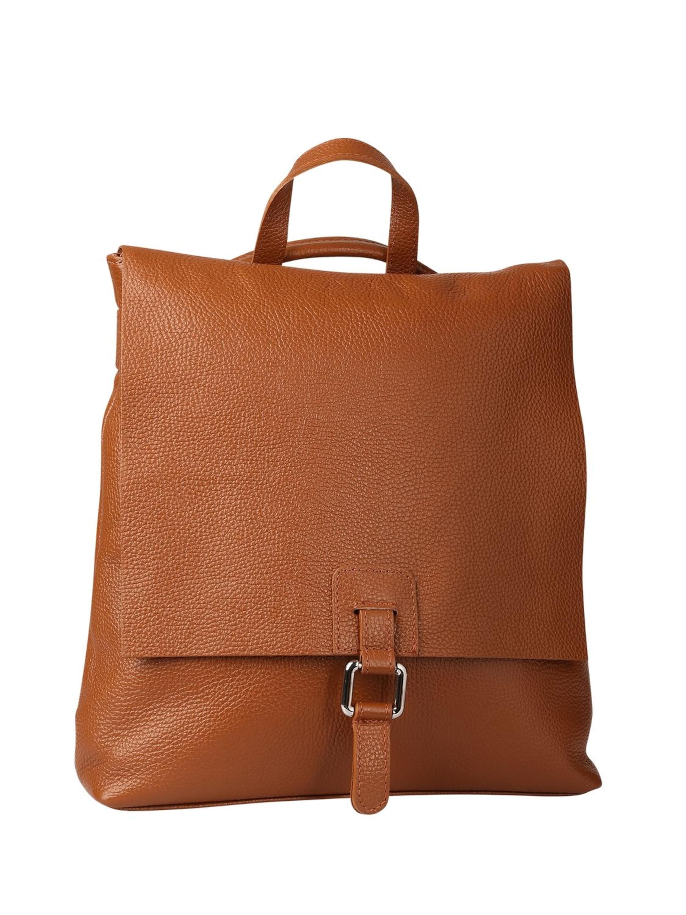 Sac à dos Toscanto en marron : devant