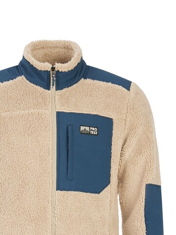 PROTEST Fleecejacke 'PRTBleaker' in Braun