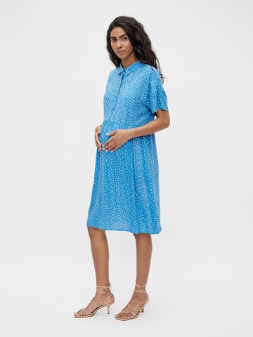 MAMALICIOUS Shirt Dress 'Mercy Lia' in Blue: front