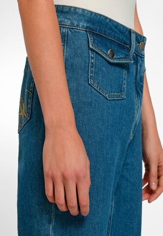 Uta Raasch Regular Straight-Leg Jeans Cotton in Blau