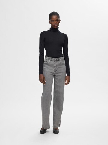 SELECTED FEMME Sweater 'SLFNaja' in Black