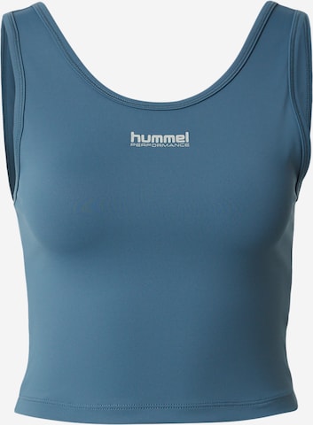 Hummel Sporttop 'Hiit Intensity' in Blauw: voorkant