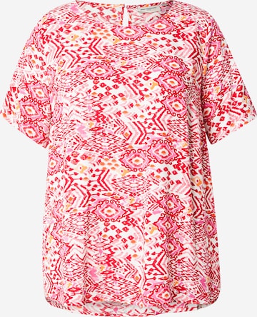 ONLY Carmakoma Shirt 'CARMARRAKESH' in White: front