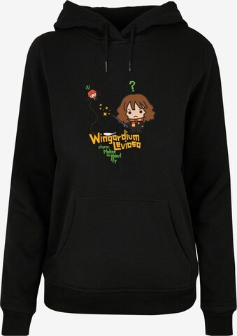 ABSOLUTE CULT Sweatshirt 'Harry Potter - Junior Wingardium Leviosa' in Zwart: voorkant