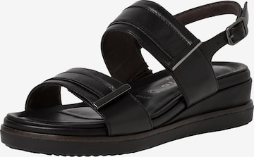 TAMARIS Sandals 'Pure Relax' in Black: front