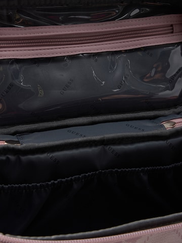 GUESS Toiletry Bag 'BERTA' in Purple