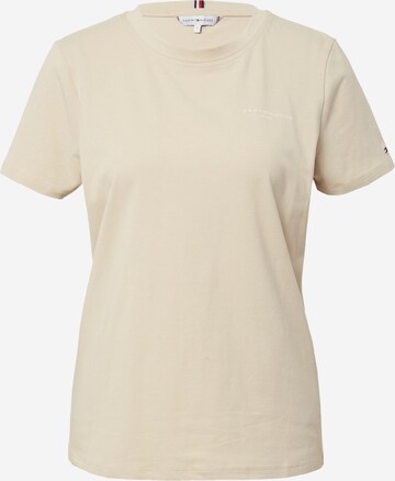 TOMMY HILFIGER - Camiseta '1985' en beige: frente