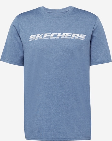 SKECHERS - Camisa funcionais 'MOTION' em azul: frente