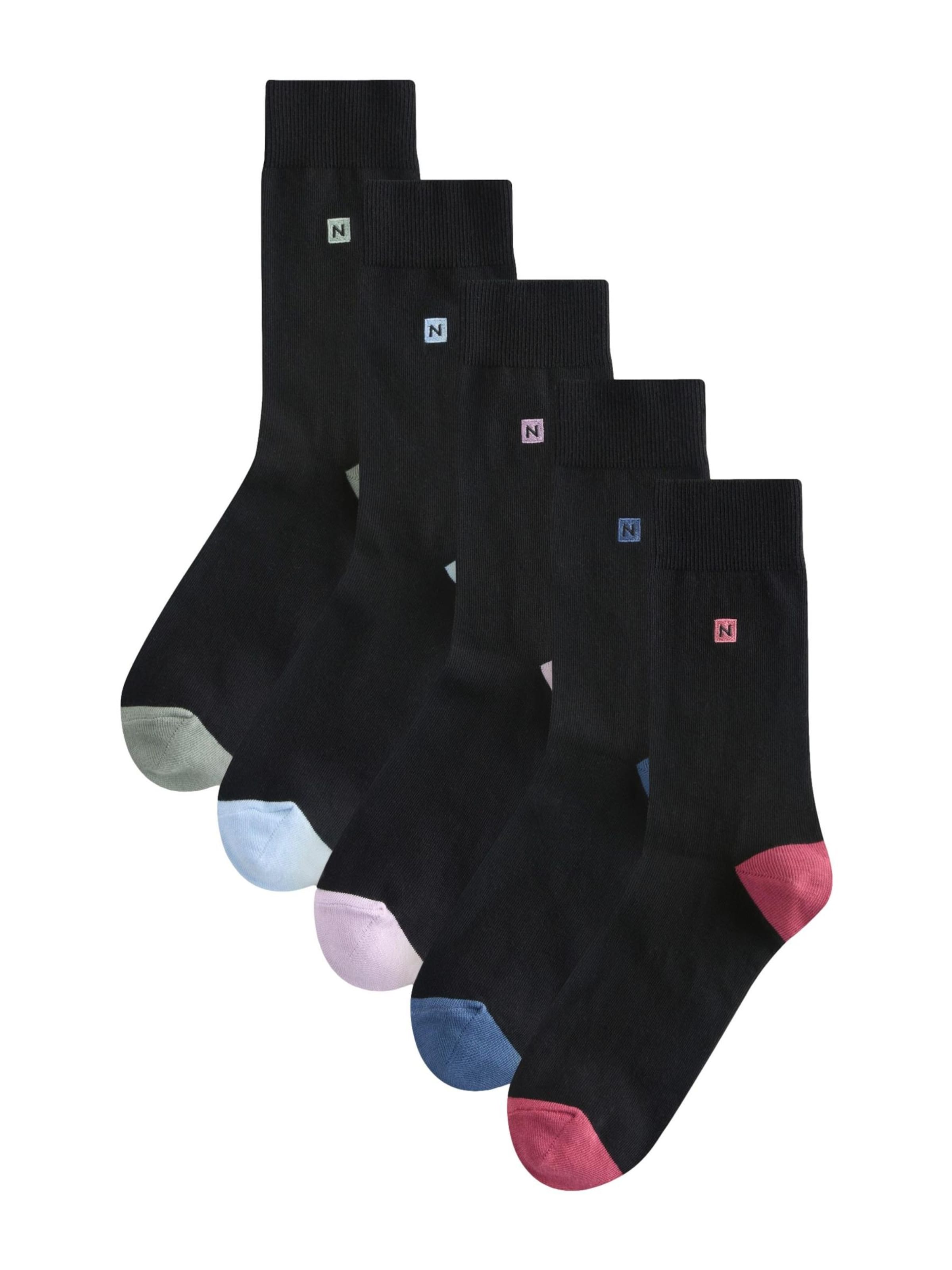 Chaussettes Next en noir : devant