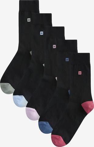 Chaussettes Next en noir : devant