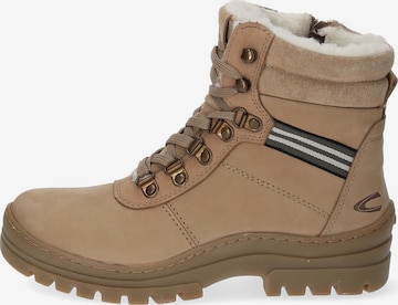 CAMEL ACTIVE Lace-Up Ankle Boots in Beige