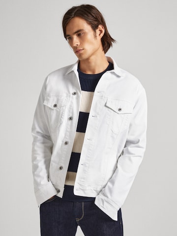 Pepe Jeans Between-Season Jacket in White: front