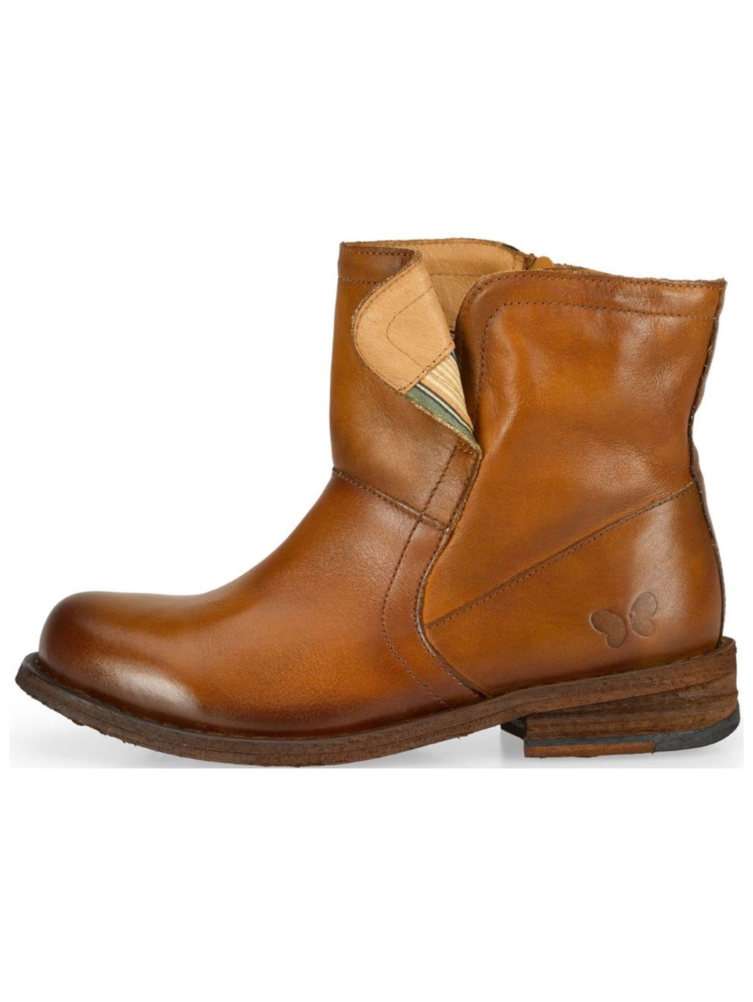 Felmini Wide Fit Ankle Boots 'Gredo W002' in Brown