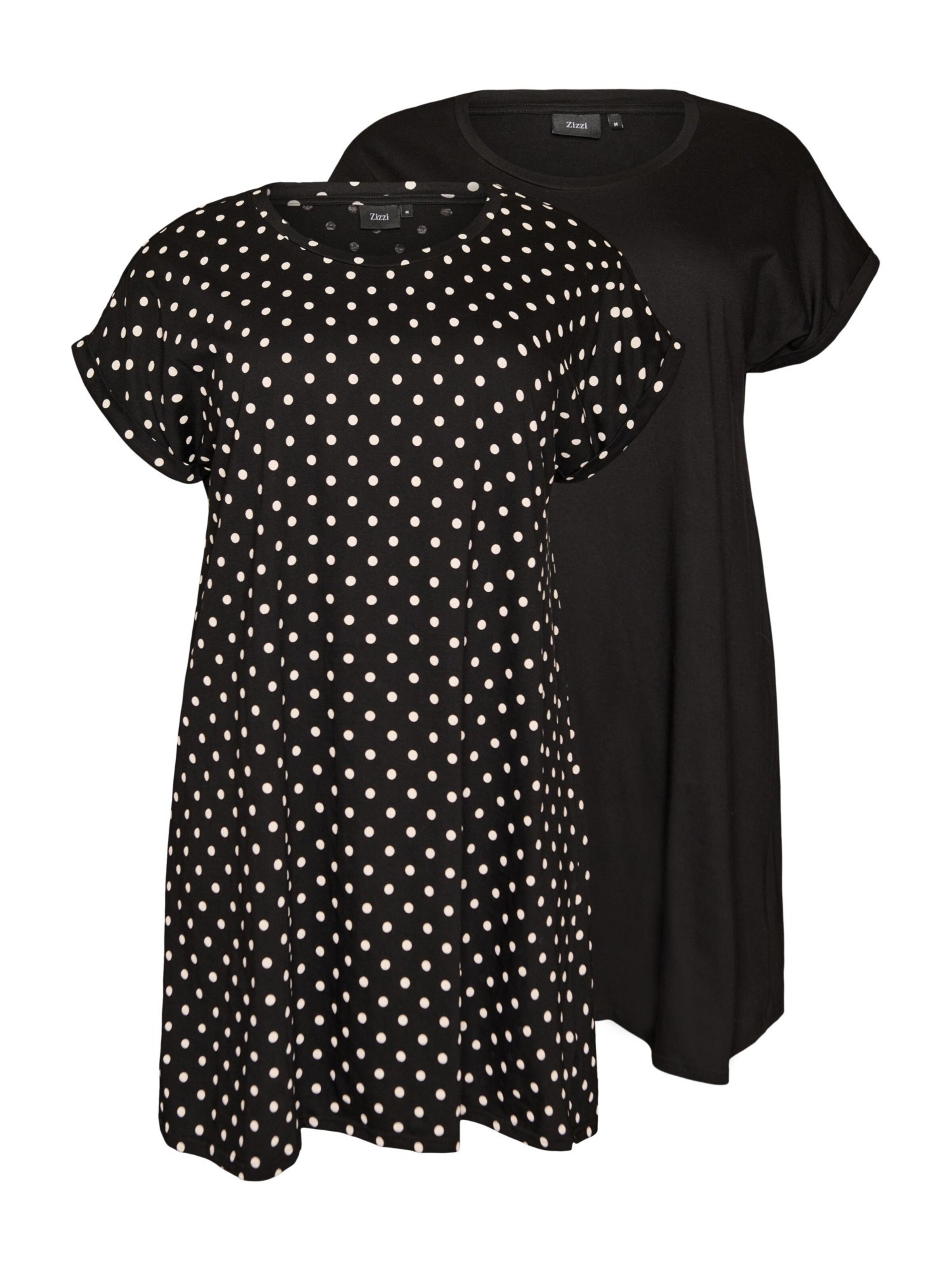 Zizzi Sukienka 'MBrynn' w kolorze czarny: przód