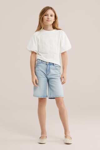 WE Fashion Majica | bela barva